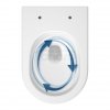 CERSANIT SET C947: MISKA ZAWIESZANA REMO PRO OVAL TORNADO Z DESKA DUROPLASTOWA SLIM S4035-001
